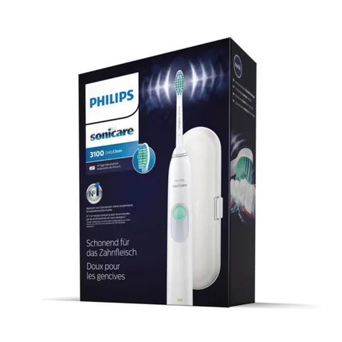 Bàn Chải Đánh Răng Điện Philips HX6221/22 - Công Nghệ Sóng Âm Sonicare, Loại Bỏ Mảng Bám, Hơi Thở Thơm Tho, Thời Gian Sử Dụng 2 Tuần