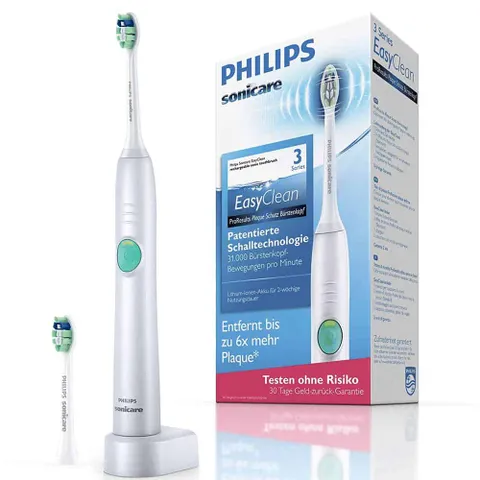 Bàn Chải Đánh Răng Điện Philips Sonicare HX6512/45 - Bộ 2 Đầu Bàn Chải, Làm Sạch Hiệu Quả và Nhẹ Nhàng cho Răng Miệng Khỏe Mạnh