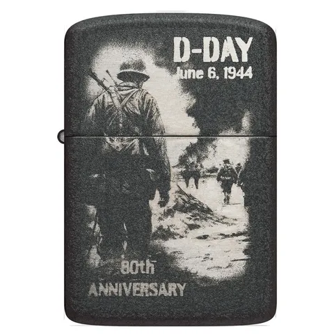Bật lửa Zippo 46261 D-DAY Kỷ Niệm 80 Năm - Phiên Bản Giới Hạn Đặc Biệt Cho Người Sưu Tập Quân Sự