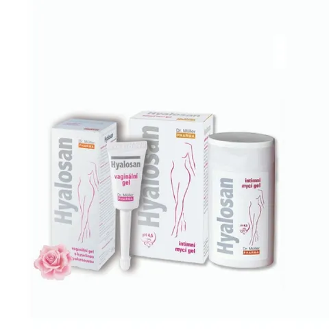 Bộ dung dịch vệ sinh phụ nữ và gel Hyalosan Dr. Muller Pharma - Giải pháp an toàn cho sức khỏe phụ khoa, không kháng sinh, tiện lợi cho nữ giới