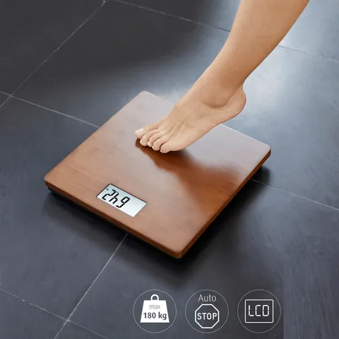 Cân Sức Khỏe Medisana 40548 PS 450 - Bề Mặt Tre Tự Nhiên, Tải Trọng 180kg, Đo BMI, Màn Hình LCD Rõ Ràng - Thiết Bị Chăm Sóc Sức Khỏe Hàng Ngày