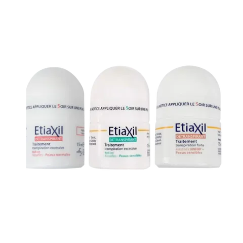 Combo 2 Lăn Khử Mùi Etiaxil Detranspirant 15mL - Kiểm Soát Mồ Hôi, Phù Hợp Mọi Loại Da, Hiệu Quả Nhanh Chóng