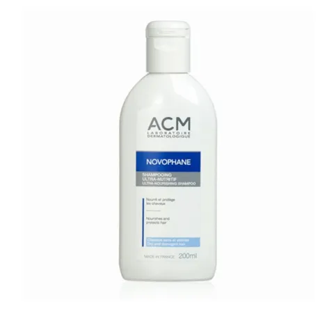 Dầu Gội ACM Novophane Ultra Nourishing 200ml - Hỗ Trợ Phục Hồi, Ngăn Rụng Tóc, Dưỡng Ẩm, Phù Hợp Với Tóc Khô Và Hư Tổn