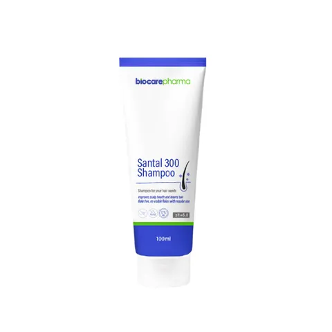 Dầu Gội Santal 300 Biocare Pharma 100g - Hỗ Trợ Gàu Ngứa, Làm Sạch Da Đầu, Dưỡng Tóc Mượt Mà, Giảm Dầu Nhờn