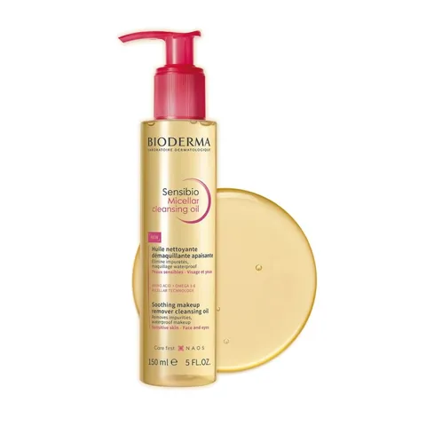 Dầu tẩy trang Bioderma Sensibio Micellar Cleansing Oil 150ml - Làm sạch sâu, dịu nhẹ cho mọi loại da, trang điểm và bụi bẩn dễ dàng loại bỏ