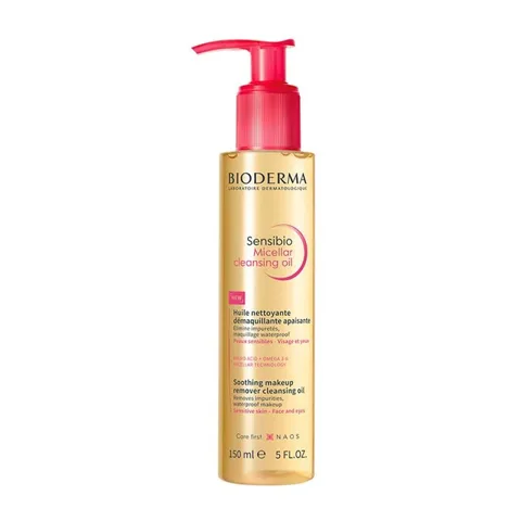 Dầu tẩy trang Bioderma Sensibio Micellar Cleansing Oil 150ml - Làm sạch sâu, dịu nhẹ cho mọi loại da, trang điểm và bụi bẩn dễ dàng loại bỏ