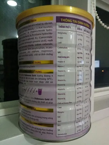 Diabesure Gold - Sữa Mát Bổ Sung Tổ Yến và Sữa Non Dinh Dưỡng Cho Người Tiểu Đường - Giúp Ăn Ngon, Ngủ Ngon, Phục Hồi Sức Khỏe