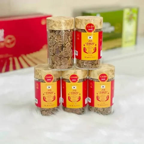 Hồng Sâm Khô Thái Lát Daedong 200g - Hỗ Trợ Bồi Bổ Sức Khỏe, Giảm Căng Thẳng, Thực Phẩm Bổ Sung Từ Hàn Quốc