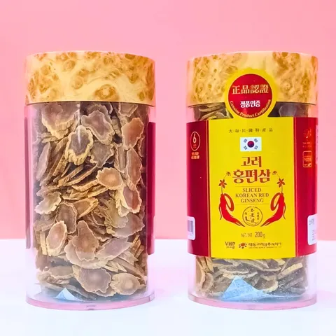 Hồng Sâm Khô Thái Lát Daedong 200g - Hỗ Trợ Bồi Bổ Sức Khỏe, Giảm Căng Thẳng, Thực Phẩm Bổ Sung Từ Hàn Quốc