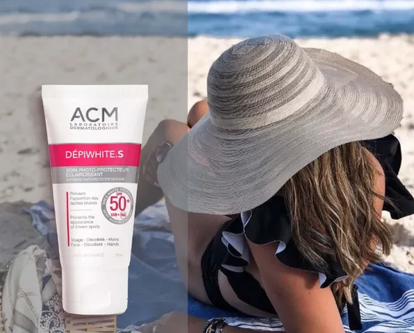 Kem Chống Nắng ACM Depiwhite S Photo-Protector Skincare SPF 50+ - Bảo Vệ Da Tối Ưu, Chống Tia UVA/UVB, Thẩm Thấu Nhanh, Cho Mọi Loại Da