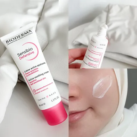 Kem Dưỡng Ẩm Bioderma Sensibio Defensive - Làm Dịu Da Nhạy Cảm, Cấp Nước Sâu, Chống Kích Ứng cho Da Hỗn Hợp và Da Nhạy Cảm 40ml