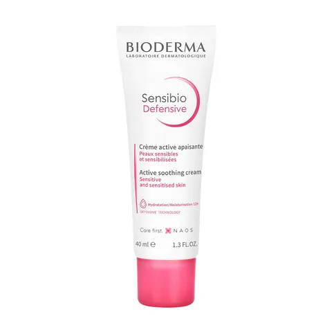Kem Dưỡng Ẩm Bioderma Sensibio Defensive - Làm Dịu Da Nhạy Cảm, Cấp Nước Sâu, Chống Kích Ứng cho Da Hỗn Hợp và Da Nhạy Cảm 40ml