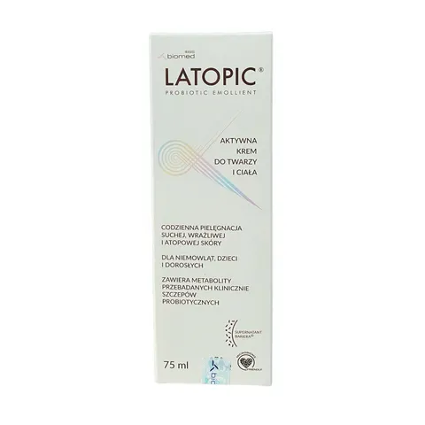 Kem Dưỡng Ẩm Latopic Face & Body 75ml - Giảm Ngứa, Dưỡng Ẩm Da Mềm Mịn, An Toàn Cho Mọi Lứa Tuổi