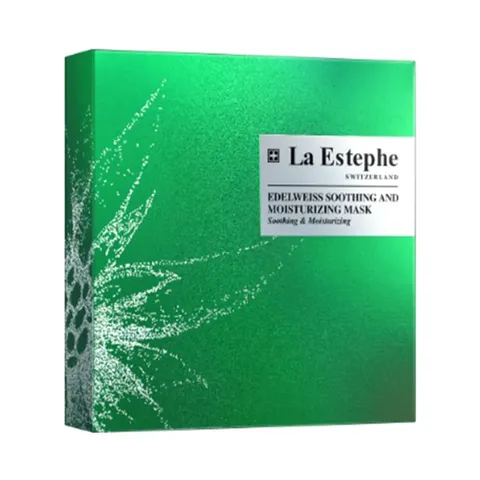 Mặt Nạ Cấp Ẩm La Estephe Edelweiss - Hỗ Trợ Làm Dịu Da, Dưỡng Ẩm Sâu, Hộp 6 Miếng Cho Mọi Loại Da