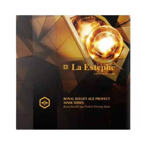 Mặt nạ La Estephe Royal Beelift Age Profect - Mặt Nạ Săn Chắc, Trẻ Hóa Da Từ Nọc Ong, Hộp 6 Miếng Dành Cho Mọi Loại Da