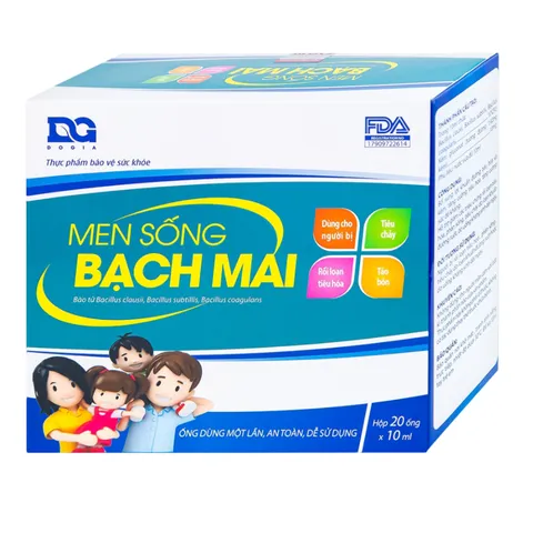 Men sống Bạch Mai Hỗ Trợ Hệ Tiêu Hóa 