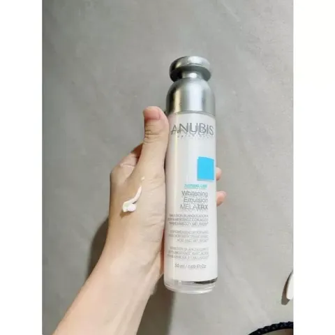 Nhũ Tương Dưỡng Sáng Da Anubis Shining Line Whitening Emulsion Melatrx 50ml - Hỗ Trợ Dưỡng Trắng, Mờ Nám, Tăng Độ Bóng Khỏe Da