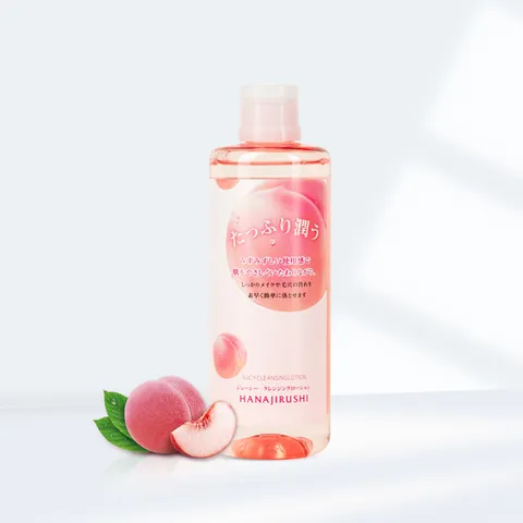 Nước tẩy trang Hanajirushi Juicy Cleansing Lotion 380ml - Sạch sâu, Dưỡng ẩm, Phù hợp mọi loại da, Thành phần tự nhiên