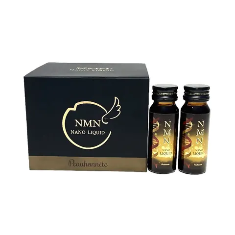 Nước Uống Trẻ Hóa Da Peauhonnete Nano Liquid 1200 Nhật Bản - Hỗ Trợ Cải Thiện Da, Tăng Cường Sức Khỏe, Hộp 12 Lọ 30ml