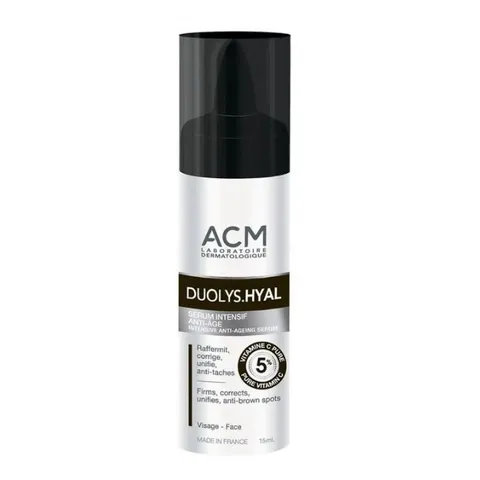Serum Trẻ Hóa Da ACM Duolys Hyal Intensive - Chống Lão Hóa, Vitamin C & E, 15ml, Phục Hồi Làn Da Rạng Rỡ