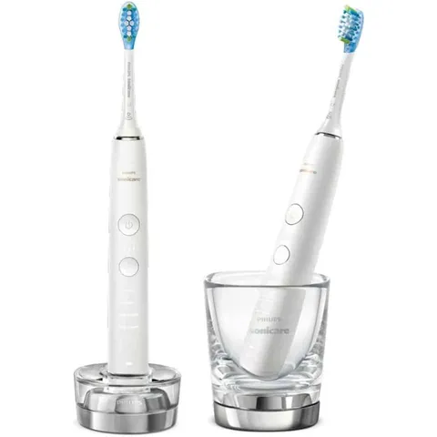 Set 2 Bàn Chải Đánh Răng Điện Philips HX9914/55 - DiamondClean 9000 với C3 Premium Plaque Defense, Chăm Sóc Răng Miệng Hiệu Quả