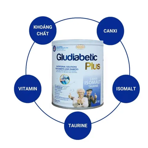 Sữa Bột Gludiabetic Plus - Dinh Dưỡng Cho Người Tiểu Đường, Hỗ Trợ Ổn Định Đường Huyết, Tăng Cường Sức Khỏe 400g