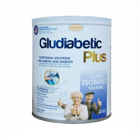 Sữa Bột Gludiabetic Plus - Dinh Dưỡng Cho Người Tiểu Đường, Hỗ Trợ Ổn Định Đường Huyết, Tăng Cường Sức Khỏe 400g