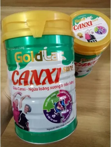 Sữa Dinh Dưỡng Bổ Sung Canxi Goldlac - Hỗ Trợ Xương Khớp Cho Người Tiểu Đường - Hộp 900g, Tăng Cường Hấp Thu Canxi
