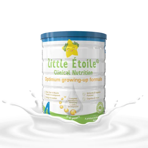 Sữa Bột Ngôi Sao Nhỏ Little Étoile 4 cho Trẻ 2-6 Tuổi - Dinh Dưỡng Toàn Diện Từ 100% Sữa Bò Úc, Hỗ Trợ Phát Triển Khỏe Mạnh