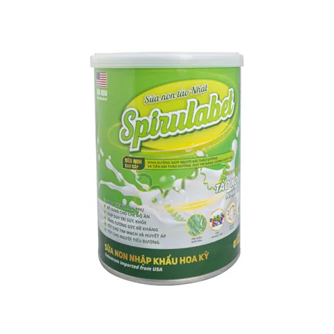 Sữa Non Spirulabet Dinh Dưỡng Cho Người Tiểu Đường - Thay Thế Bữa Ăn Phụ, Cung Cấp Vitamin & Khoáng Chất Thiết Yếu