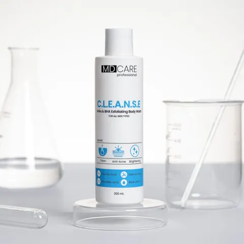 Sữa Tắm MD Care AHAs & BHA - Chăm Sóc Da Mụn, Làm Sạch Sâu, Giảm Nhờn, 200ml