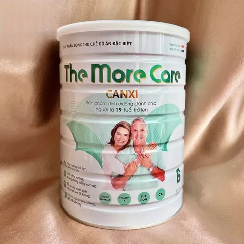 Sữa Xương Khớp Cho Người Già The More Care Canxi 900g - Hỗ Trợ Ông Bà Chắc Khỏe, Phục Hồi Nhanh Sau Ốm, Ít Béo, Giàu Canxi