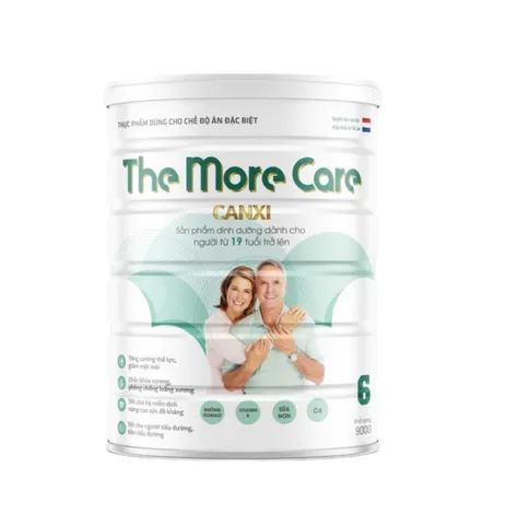 Sữa Xương Khớp Cho Người Già The More Care Canxi 900g - Hỗ Trợ Ông Bà Chắc Khỏe, Phục Hồi Nhanh Sau Ốm, Ít Béo, Giàu Canxi