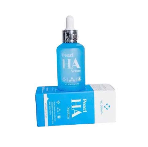 Serum Cấp Ẩm Sâu VicDerma Pearl HA 50ml - Dưỡng Da Trẻ Hóa, Cung Cấp Độ Ẩm Tối Ưu, Ngăn Ngừa Nếp Nhăn Hàng Ngày