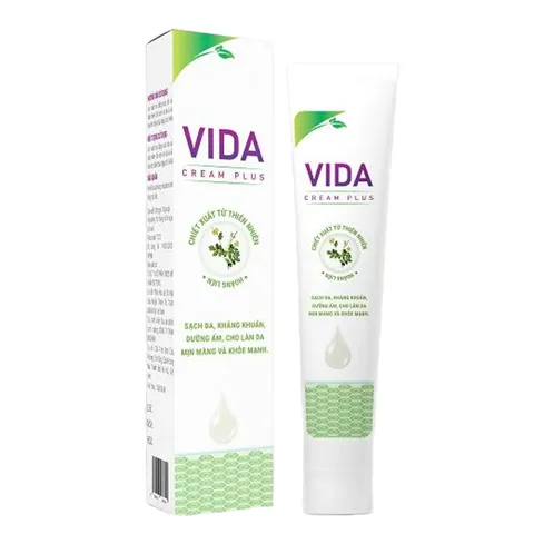Vida Nano Cream Plus Kem Bôi Hỗ Trợ Giảm Rôm Sảy, Mẩn Ngứa