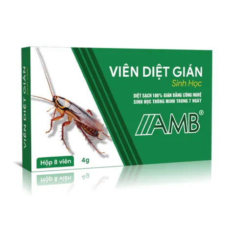 Viên Diệt Gián Sinh Học AMB – Diệt Nhiều Loại Gián, Dễ Sử Dụng, Hiệu Quả Cao