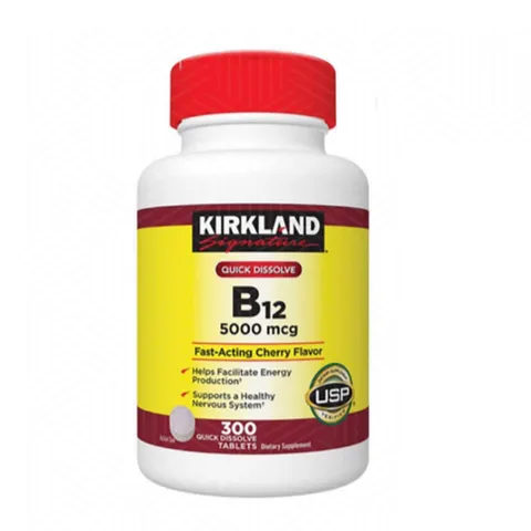 Viên Uống Bổ Sung Vitamin B12 Kirkland 5000mcg - Hỗ Trợ Năng Lượng, Giảm Mệt Mỏi, 300 Viên Mỹ