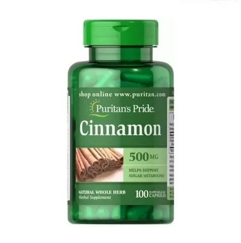 Viên Uống Hỗ Trợ Đường Huyết Puritan’s Pride Cinnamon 500mg - Hỗ Trợ Khỏe Mạnh Đường Huyết Và Giảm Đau Khớp, 100 Viên