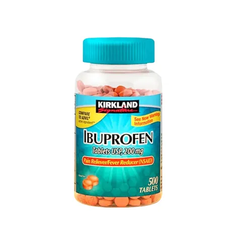 Viên Uống Giảm Đau Signature Ibuprofen 200mg - Hỗ Trợ Đau Nhức, Đau Răng, Xương Khớp - Hộp 500 Viên KIRKLAND