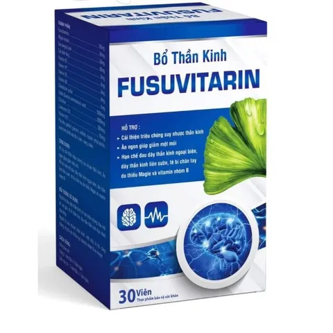 Viên uống hỗ trợ não bộ Fusuvitarin Gia Phát - Tăng cường trí nhớ, cải thiện căng thẳng, hỗ trợ giấc ngủ cho người lớn tuổi