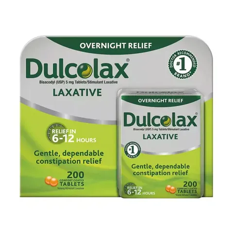 Viên Uống Hỗ Trợ Tiêu Hóa Dulcolax Laxative 200 Viên - Giải Pháp Nhuận Tràng Từ Mỹ, Cải Thiện Hệ Tiêu Hóa, Giảm Táo Bón