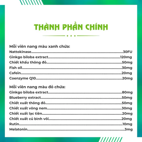 Viên uống hoạt huyết an thần Gia Phát - Hỗ trợ giấc ngủ ngon, giảm lo âu, tăng tuần hoàn máu não - 60 viên giúp thư giãn tinh thần