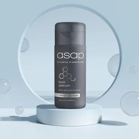 Asap Liquid Platinum Toner - Hỗ Trợ Cấp Ẩm, Làm Sáng Da Với Glycolic Acid - Dưỡng Da Mềm Mịn, Khỏe Mạnh 130ml