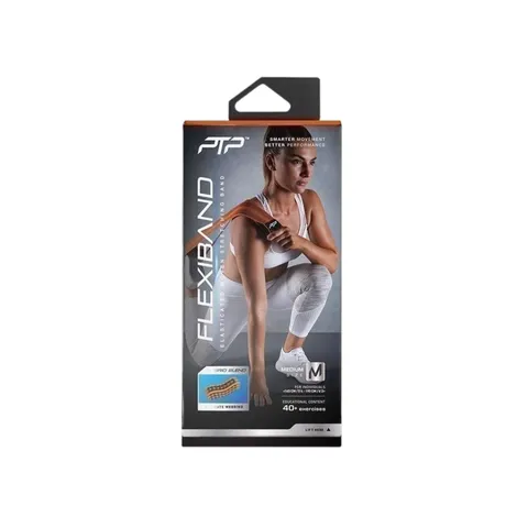 Băng Tập Đàn Hồi PTP FlexiBand Cam Trung Bình - Dụng Cụ Giãn Cơ Hỗ Trợ Tập Luyện Cường Độ Cao, Phục Hồi Cơ Khớp