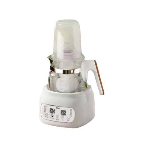 Bình Đun Nước Pha Sữa Khử Khuẩn SEKA SK2830T 1.3L - Thủy Tinh Chịu Nhiệt, 800W, Tiện Lợi cho Mẹ và Bé