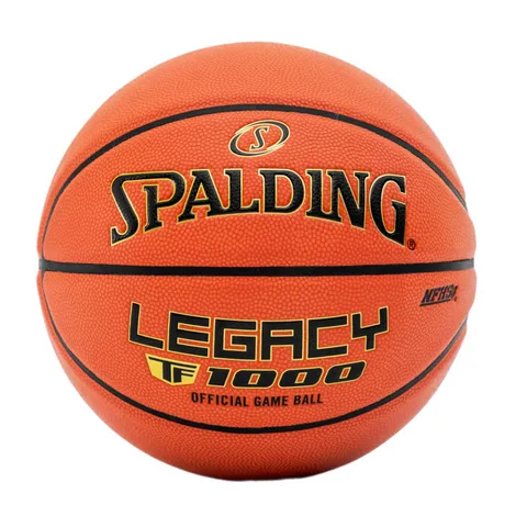 Bóng rổ Spalding Legacy TF 1000 - Quả bóng chơi trong nhà chất liệu Composite siêu bền, độ nảy hoàn hảo, bám dính tốt.