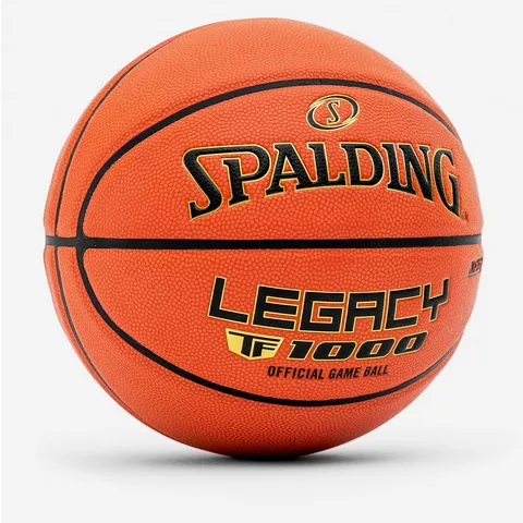 Bóng rổ Spalding Legacy TF 1000 - Quả bóng chơi trong nhà chất liệu Composite siêu bền, độ nảy hoàn hảo, bám dính tốt.