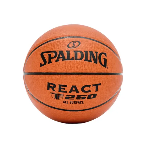 Bóng rổ Spalding React TF-250 All Surface - Bóng Chơi Trong Nhà & Ngoài Trời, Độ Nảy Chuẩn, Phù Hợp Với Cầu Thủ Mọi Lứa Tuổi