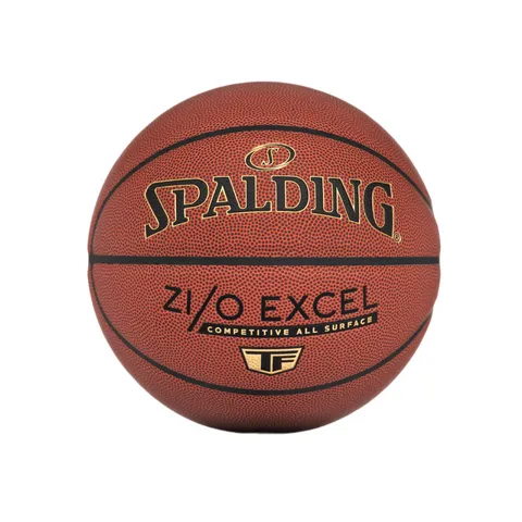 Bóng rổ Spalding Zi/O Excel TF - Bóng Ném Trong Nhà và Ngoài Trời Chất Lượng Cao, Độ Nảy Ổn Định, Cảm Giác Tốt