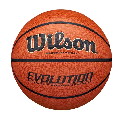 Bóng rổ Wilson Evolution Indoor Game WZ10012 - Bóng Bền, Chống Thấm, Phù Hợp Chơi Trong Nhà, Độ Bám Cao